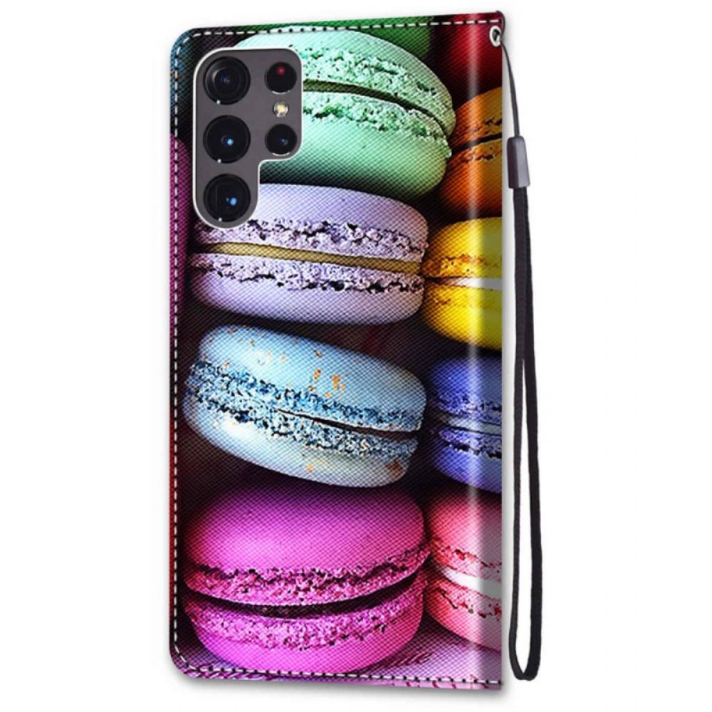 Lederhüllen Für Samsung Galaxy S22 Ultra 5G Makronen