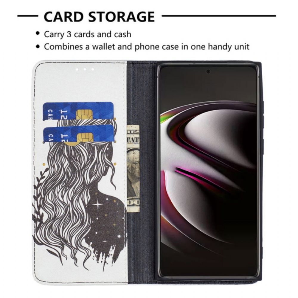 Schutzhülle Für Samsung Galaxy S22 Ultra 5G Flip Case Hübsches Haar