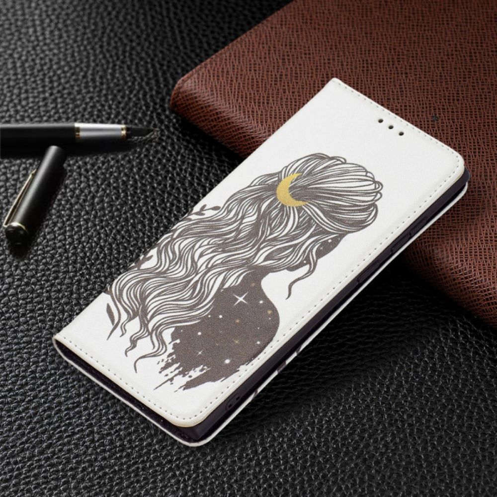 Schutzhülle Für Samsung Galaxy S22 Ultra 5G Flip Case Hübsches Haar