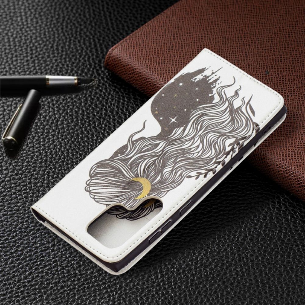 Schutzhülle Für Samsung Galaxy S22 Ultra 5G Flip Case Hübsches Haar