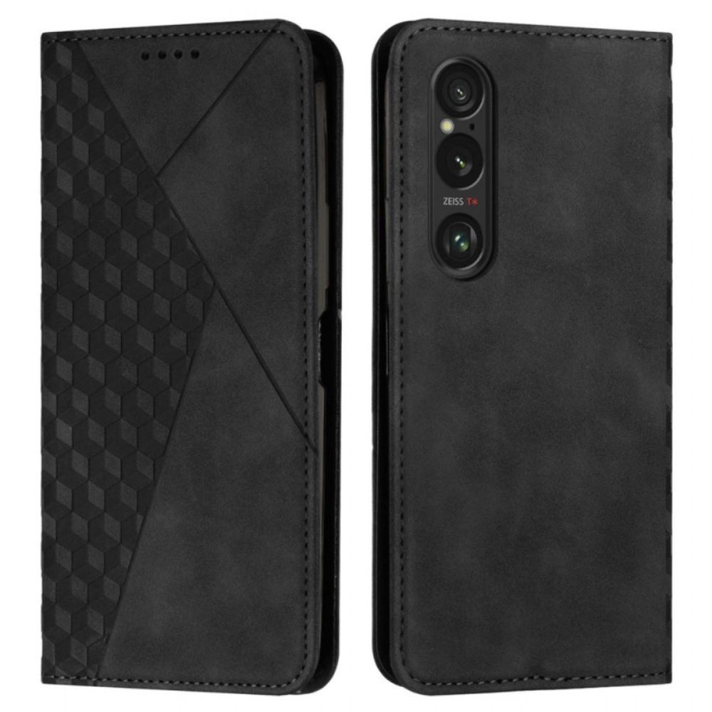 Lederhüllen Sony Xperia 1 Vi Diamantdruck