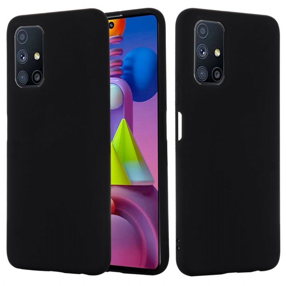 Hülle Für Samsung Galaxy M51 Flüssigsilikon Mit Lanyard