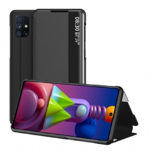 Schutzhülle Für Samsung Galaxy M51 Strukturiertes Kunstleder