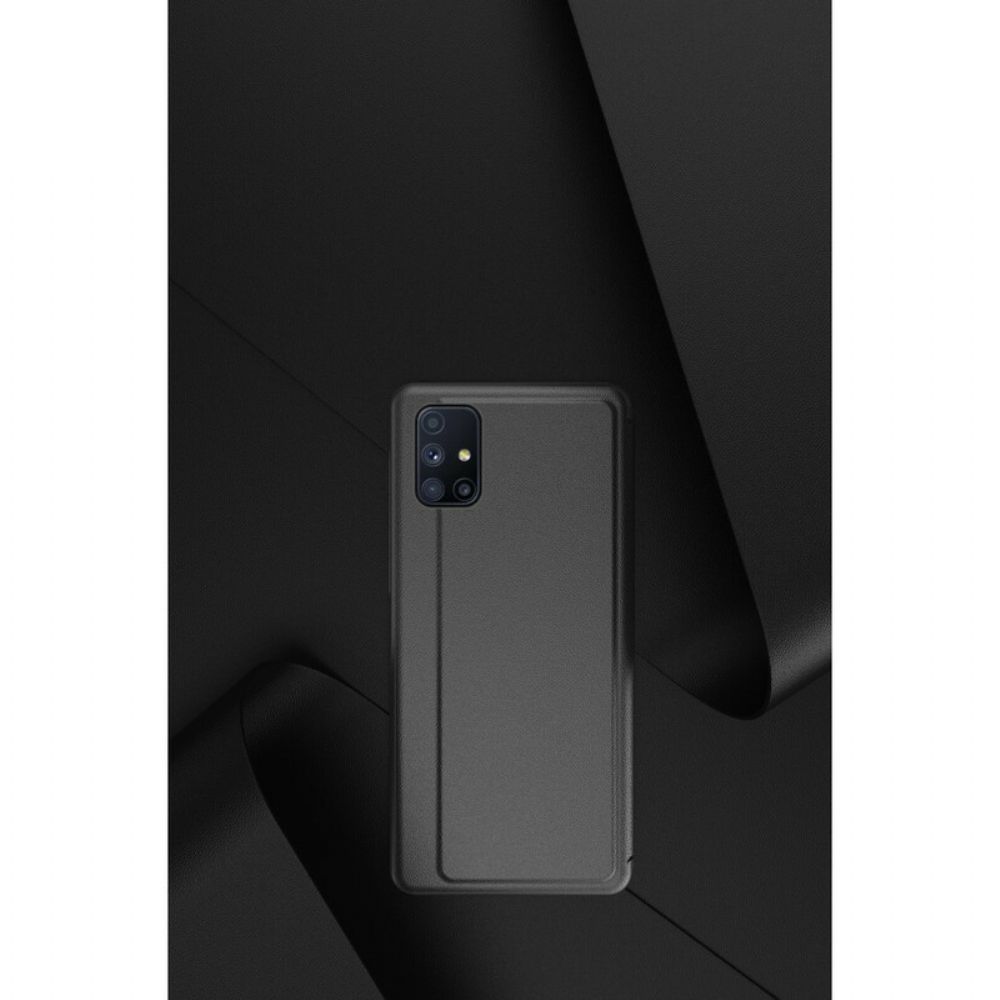 Schutzhülle Für Samsung Galaxy M51 Strukturiertes Kunstleder