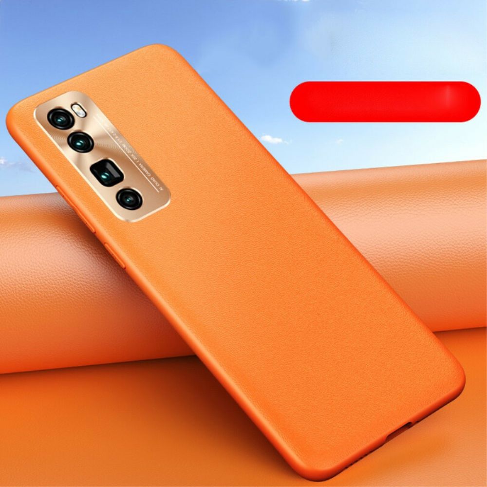 Hülle Für Huawei P40 Lite 5G Style Lederfarbe
