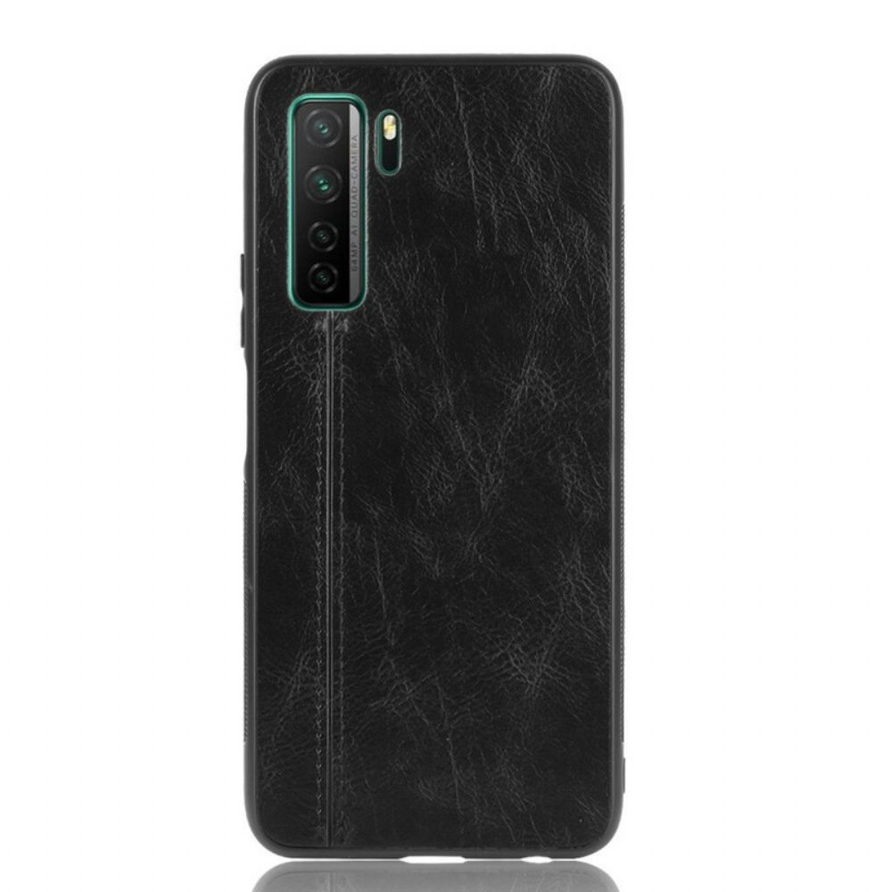 Hülle Für Huawei P40 Lite 5G Style Ledernähte