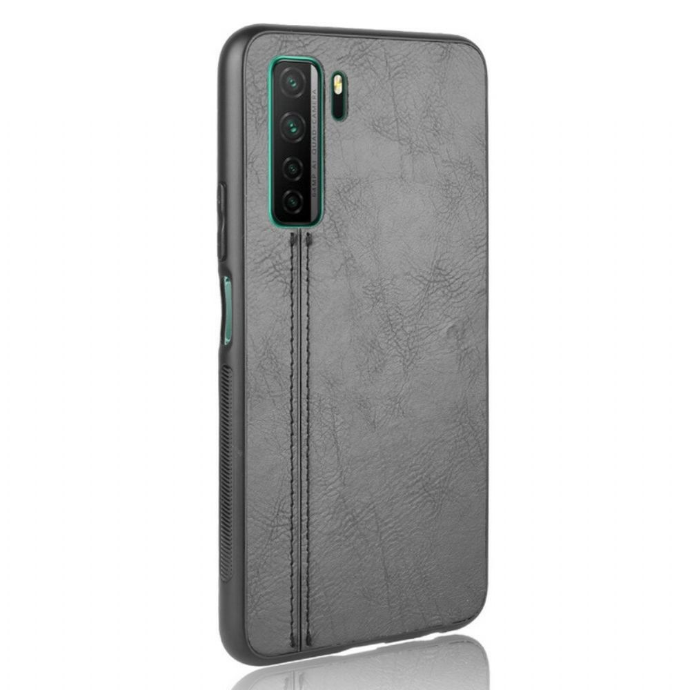 Hülle Für Huawei P40 Lite 5G Style Ledernähte