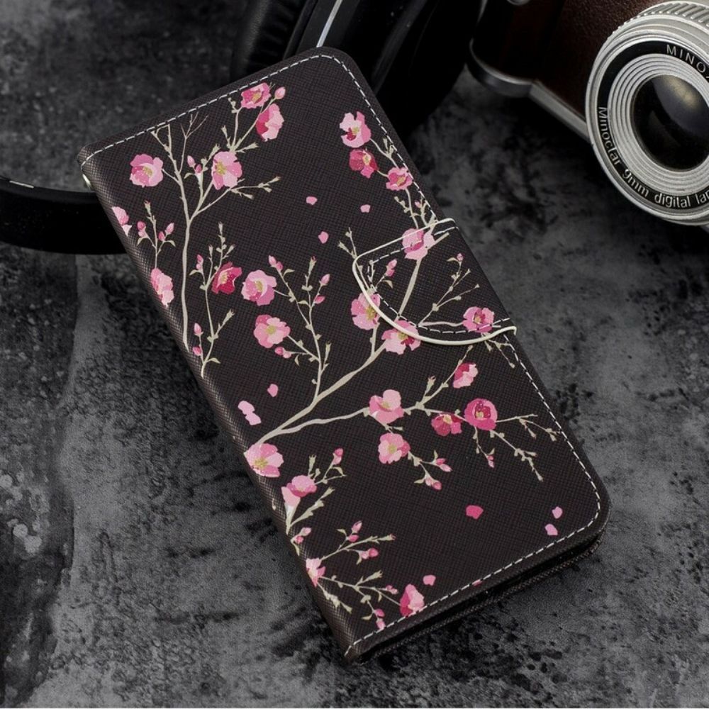Flip Case Für Huawei Y7 2018 / Honor 7C Blühender Baum