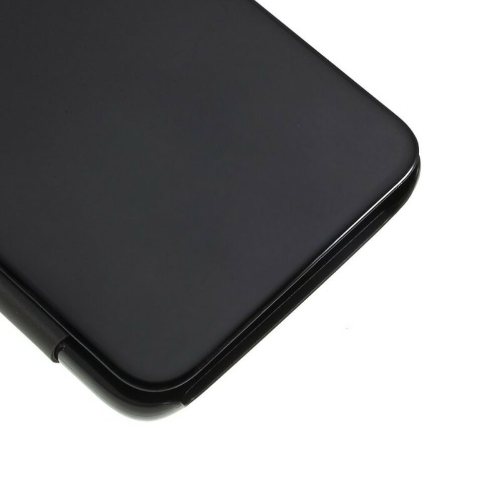Schutzhülle Für OnePlus 7 Spiegel- Und Ledereffekt