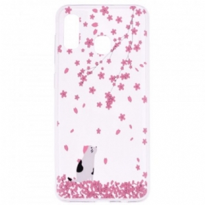 Handyhülle Für Huawei P30 Lite Blütenblätter Und Kat