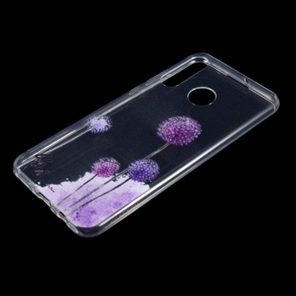 Handyhülle Für Huawei P30 Lite Transparenter Bunter Löwenzahn