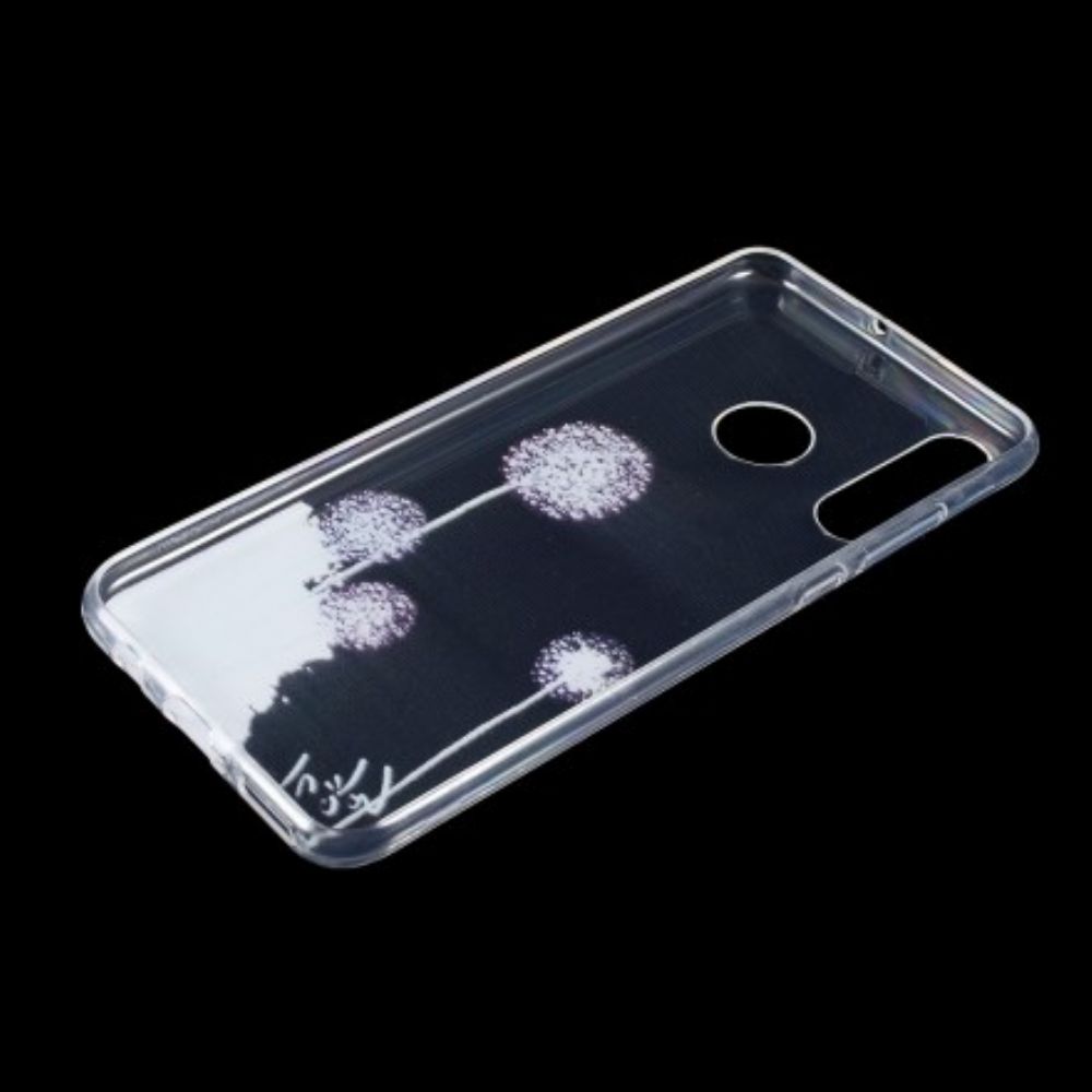 Handyhülle Für Huawei P30 Lite Transparenter Bunter Löwenzahn