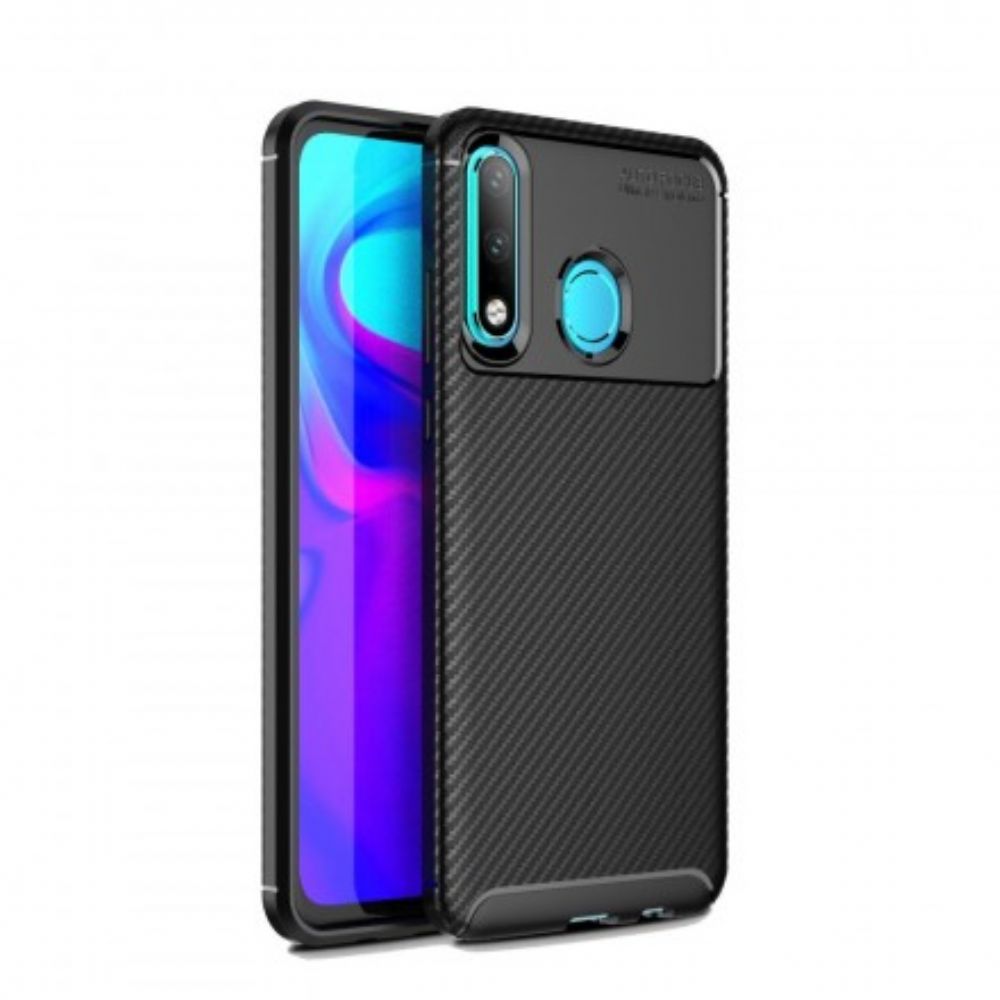 Hülle Für Huawei P30 Lite Kohlefaserstrukturschlauch