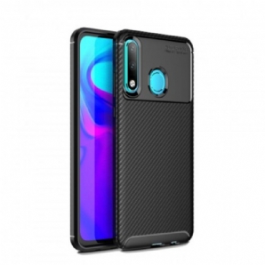 Hülle Für Huawei P30 Lite Kohlefaserstrukturschlauch