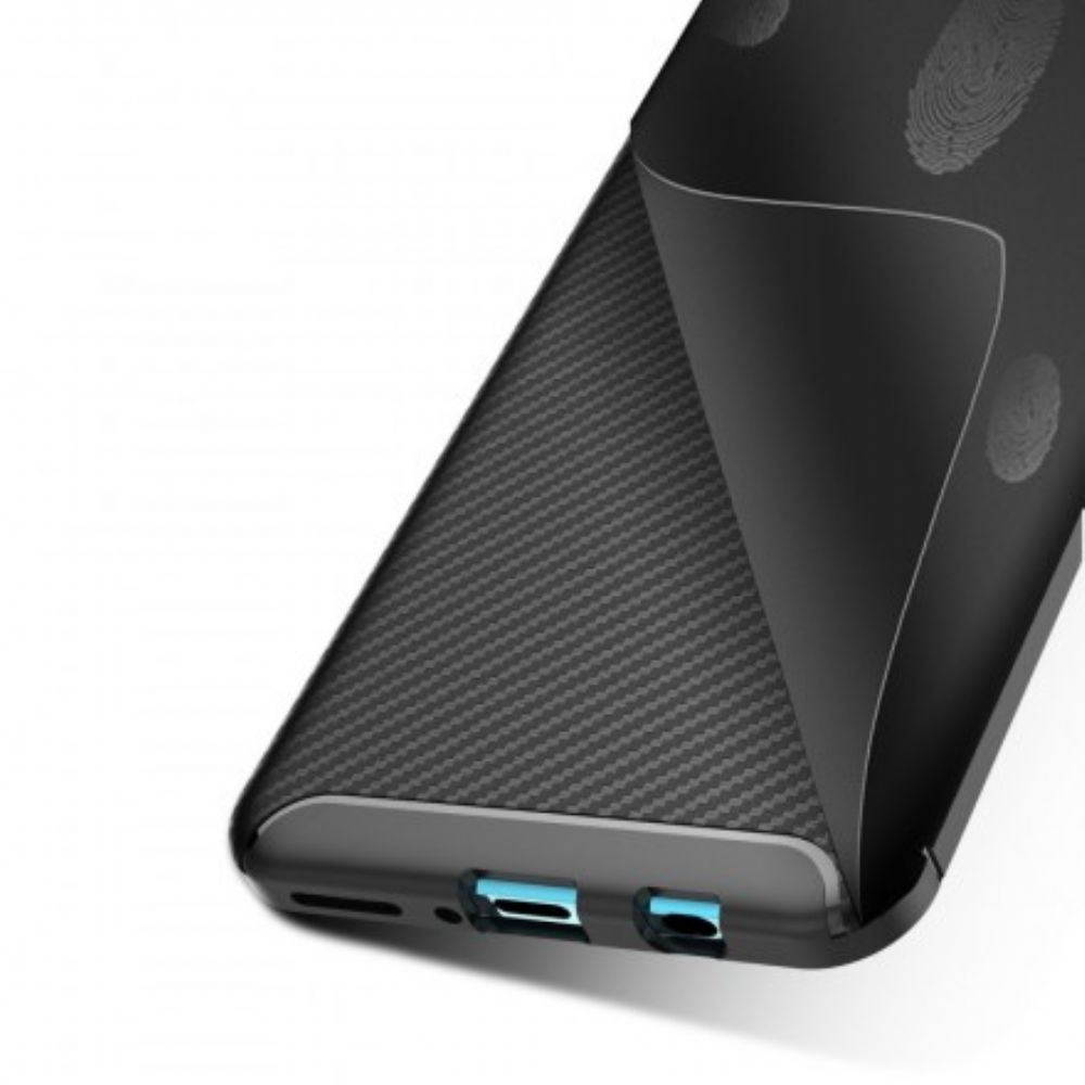 Hülle Für Huawei P30 Lite Kohlefaserstrukturschlauch