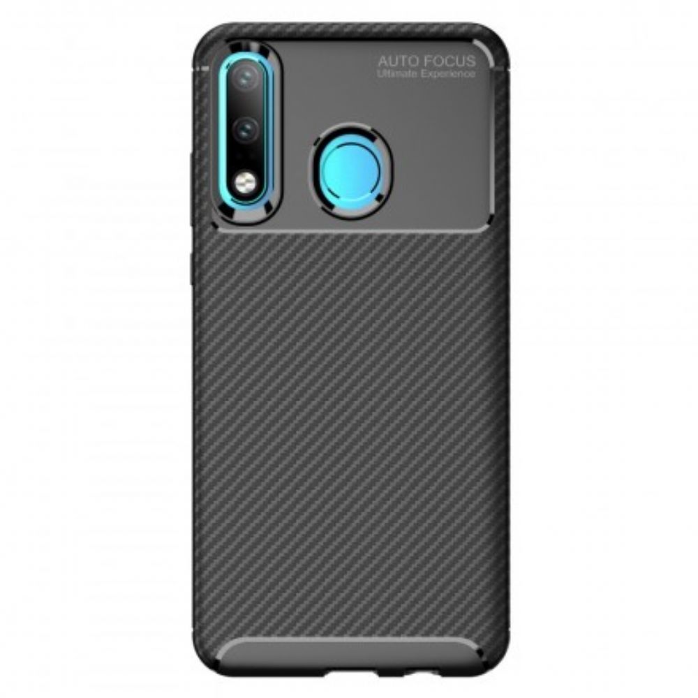 Hülle Für Huawei P30 Lite Kohlefaserstrukturschlauch