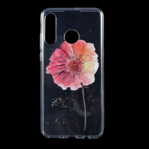Hülle Für Huawei P30 Lite Nahtloses Aquarell-blumenmuster