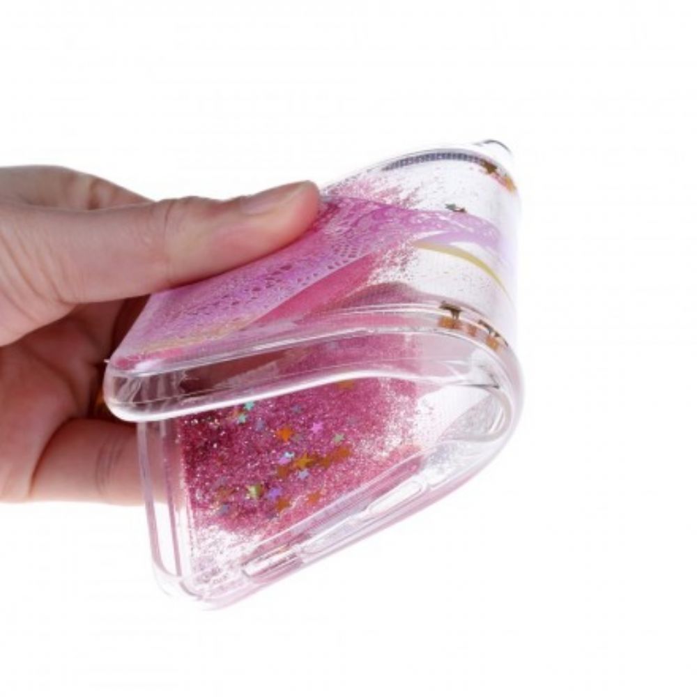Hülle Für Huawei P30 Lite Transparentes Glitzerkleid