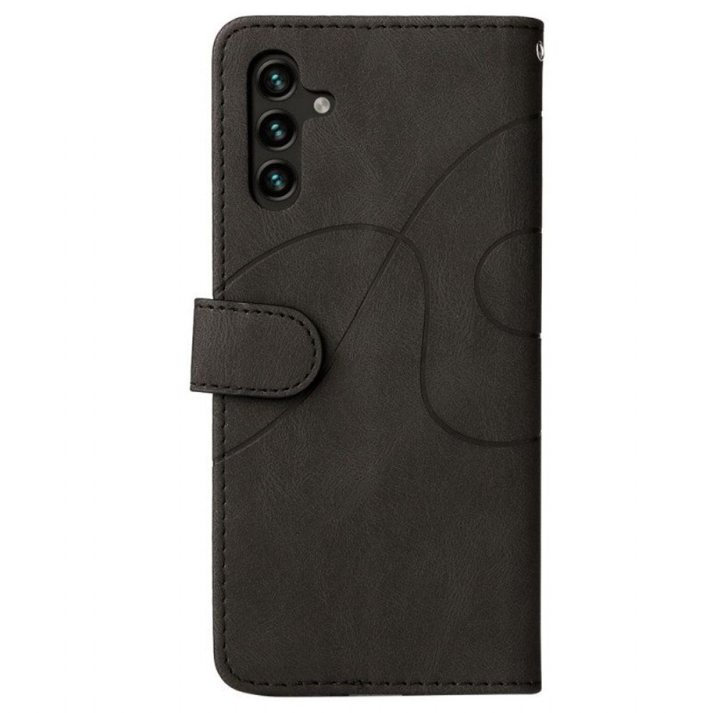 Flip Case Für Samsung Galaxy A13 5G / A04s Zweifarbig