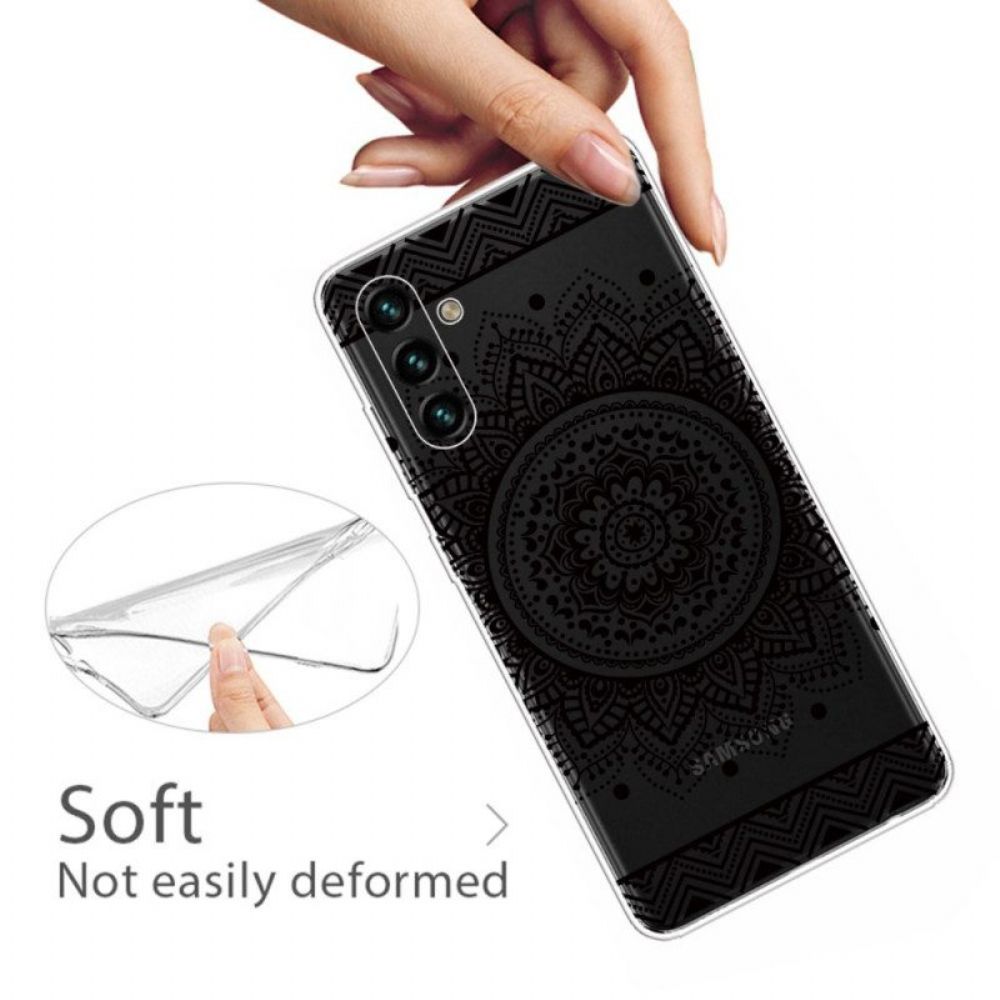 Hülle Für Samsung Galaxy A13 5G / A04s Einzelnes Blumenmandala