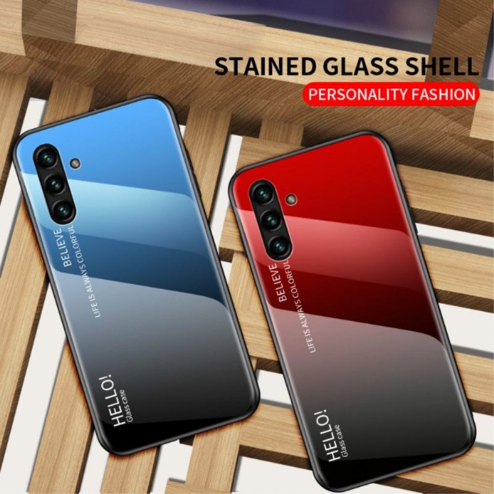 Hülle Für Samsung Galaxy A13 5G / A04s Gehärtetes Glas Hallo
