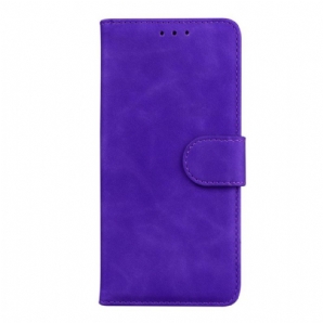 Lederhüllen Für Samsung Galaxy A13 5G / A04s Einfarbiges Design