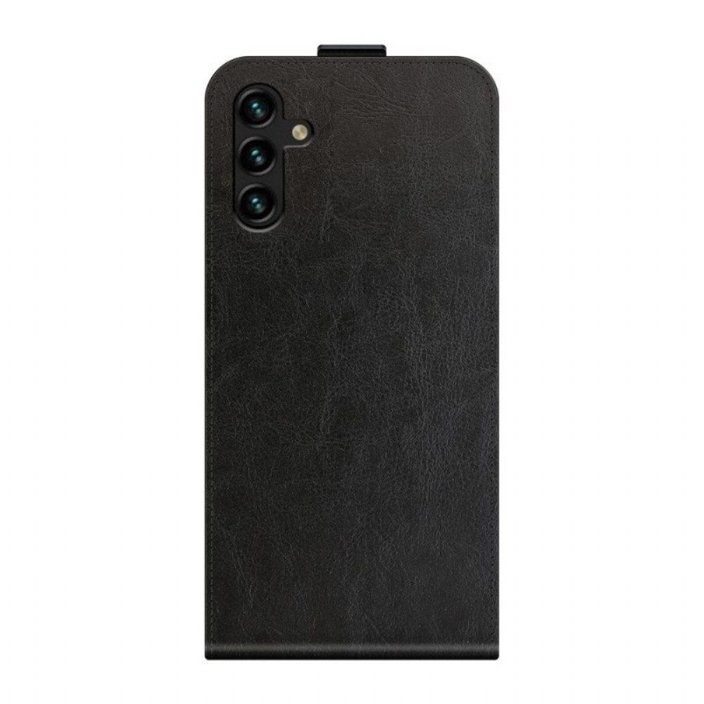 Lederhüllen Für Samsung Galaxy A13 5G / A04s Flip Case Vertikale Klappe In Lederoptik