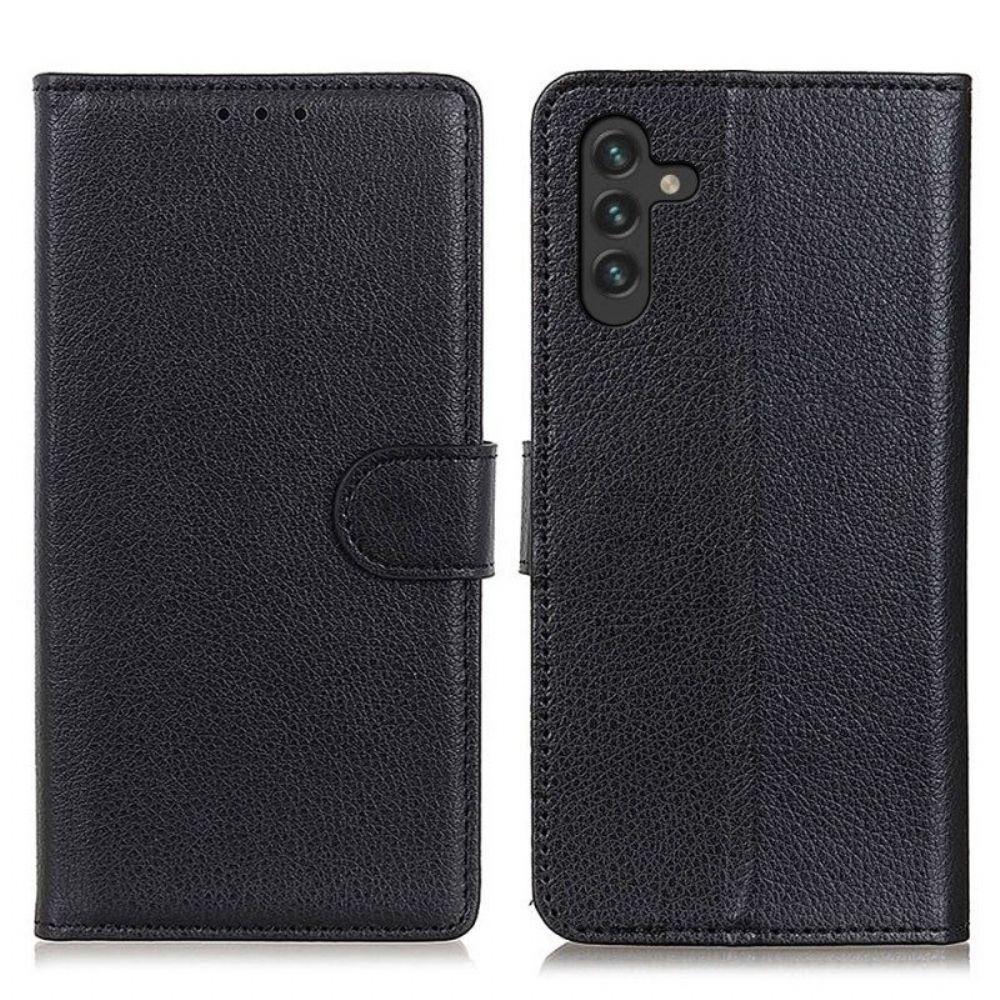 Lederhüllen Für Samsung Galaxy A13 5G / A04s Litschi-textur