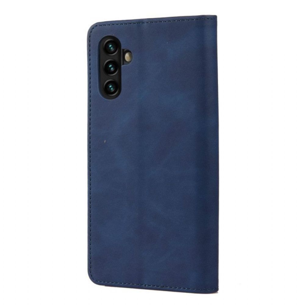 Schutzhülle Für Samsung Galaxy A13 5G / A04s Flip Case Zweifarbiger Business-ledereffekt