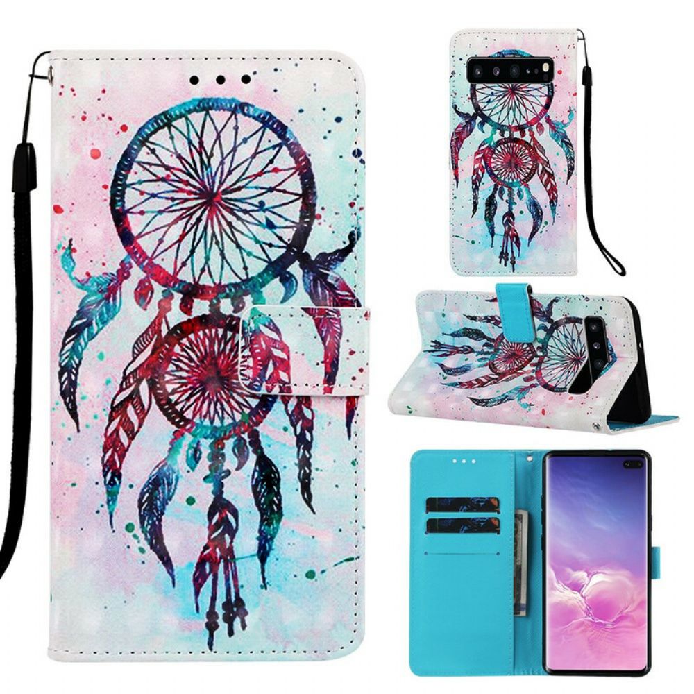 Flip Case Für Samsung Galaxy S10 5G Traumfänger