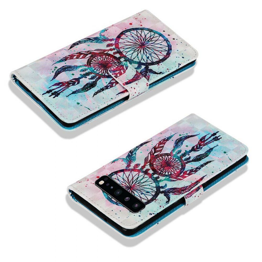 Flip Case Für Samsung Galaxy S10 5G Traumfänger