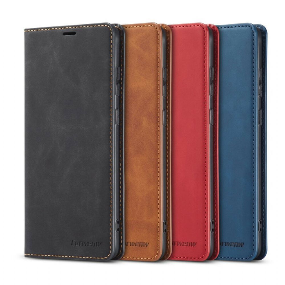 Schutzhülle Für Samsung Galaxy S10 5G Flip Case Ledereffekt Vorderw