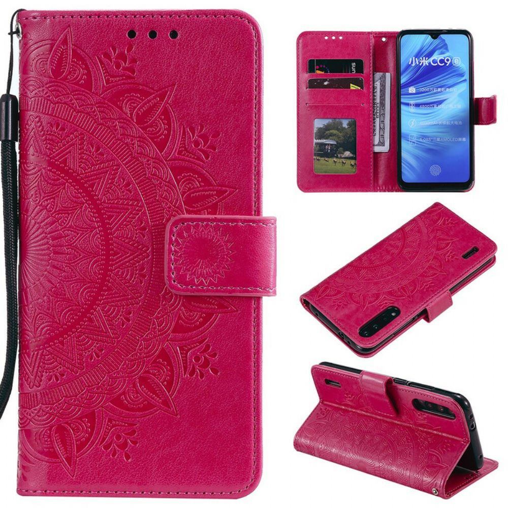 Flip Case Für Xiaomi Mi A3 Sonnen-mandala