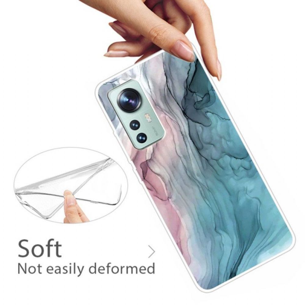 Handyhülle Für Xiaomi 12 Pro Silikon-marmor-aquarell