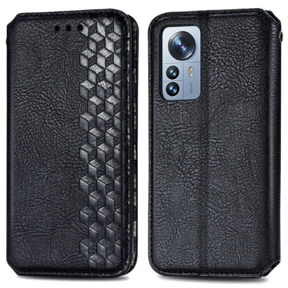 Schutzhülle Für Xiaomi 12 Pro Flip Case 3d-muster