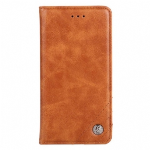 Schutzhülle Für Xiaomi 12 Pro Flip Case Stil Lederniete