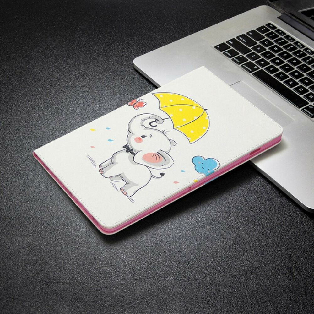 Case Für Samsung Galaxy Tab S7 / Tab S8 Elefantendruckmuster