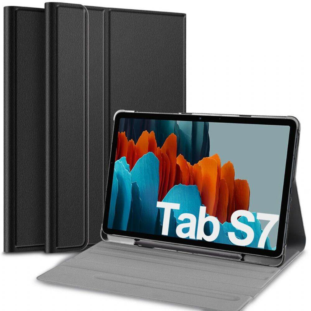 Case Für Samsung Galaxy Tab S7 / Tab S8 Erstklassiger Lederstil