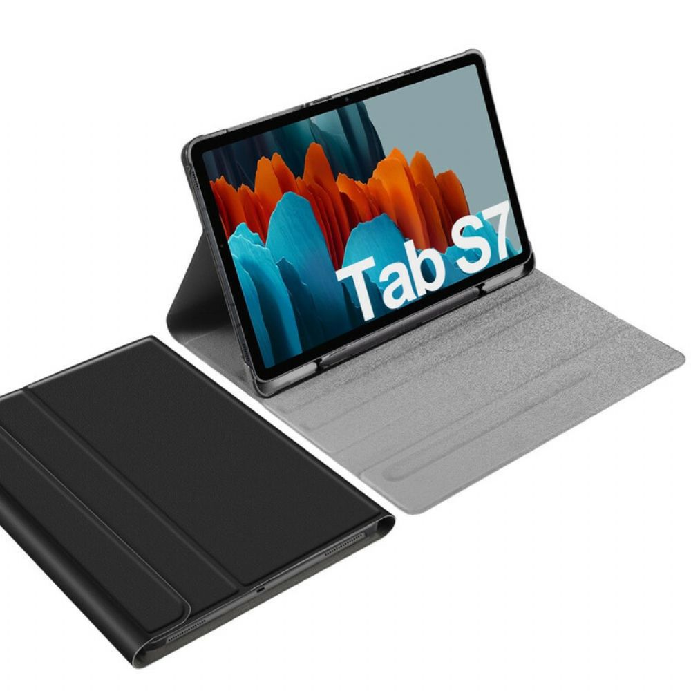 Case Für Samsung Galaxy Tab S7 / Tab S8 Erstklassiger Lederstil