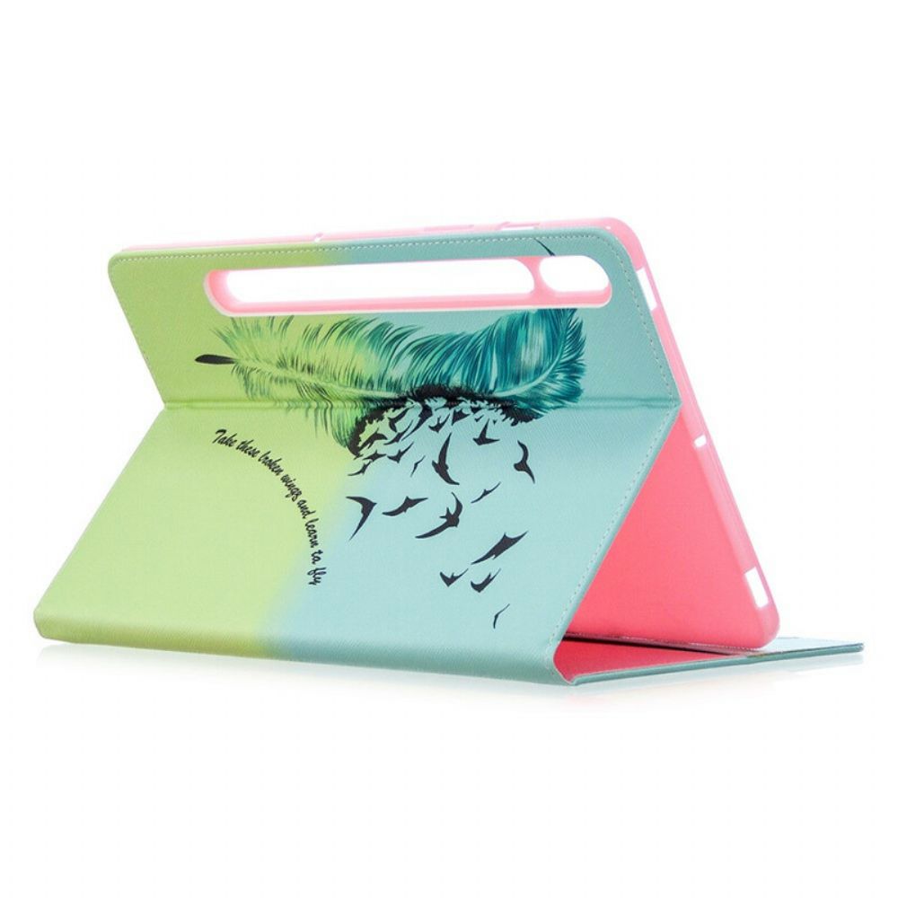 Case Für Samsung Galaxy Tab S7 / Tab S8 Feder