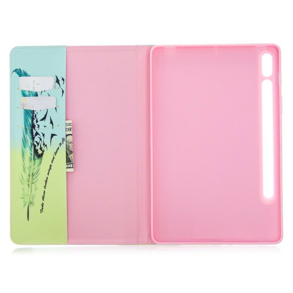 Case Für Samsung Galaxy Tab S7 / Tab S8 Feder
