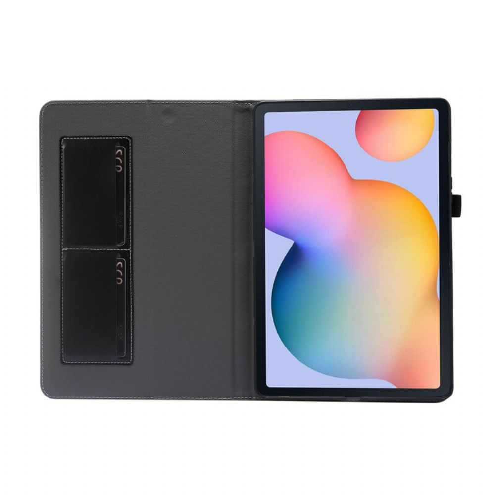 Case Für Samsung Galaxy Tab S7 / Tab S8 Klassisches Kunstleder
