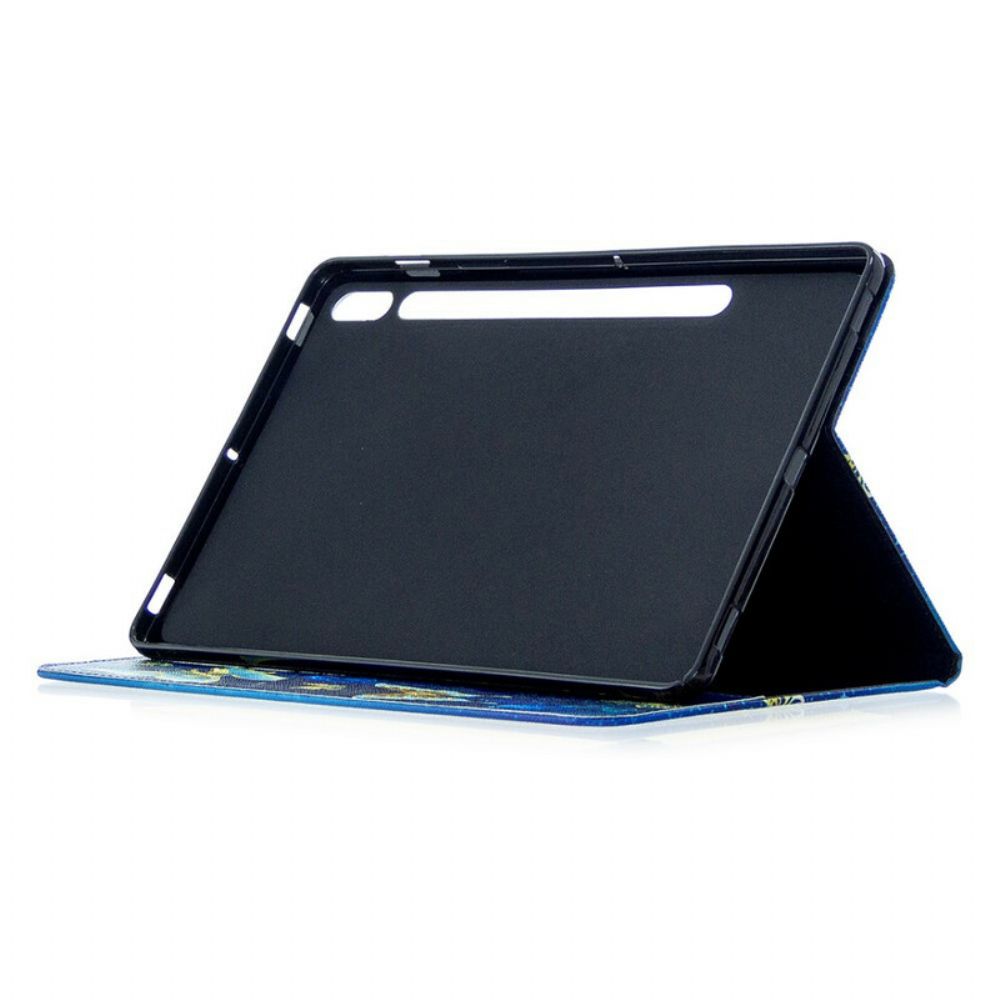 Case Für Samsung Galaxy Tab S7 / Tab S8 Kostbare Schmetterlinge