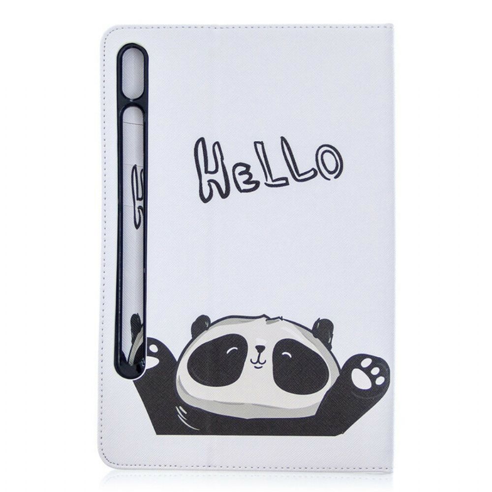 Case Für Samsung Galaxy Tab S7 / Tab S8 Panda-druckmuster