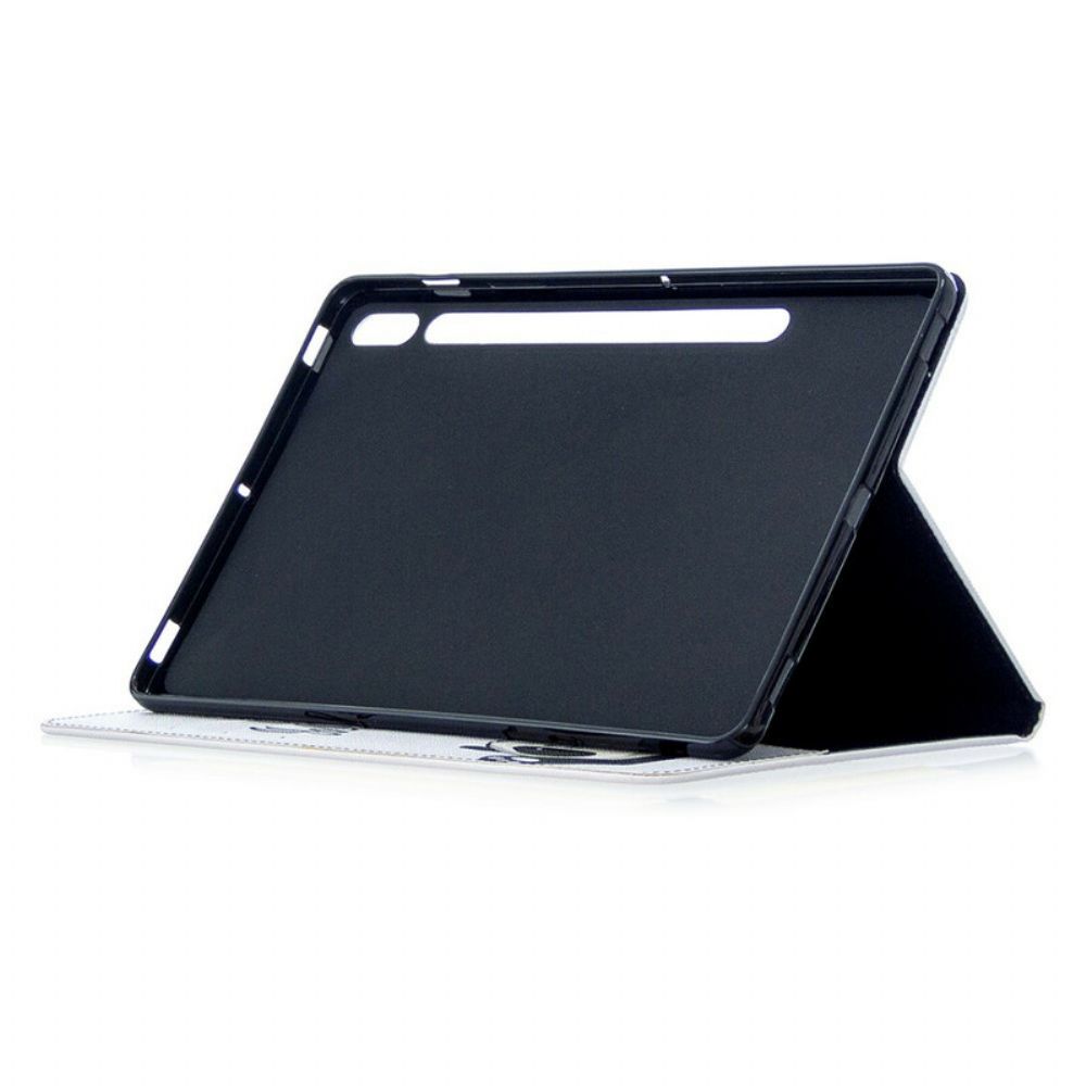 Case Für Samsung Galaxy Tab S7 / Tab S8 Panda-druckmuster