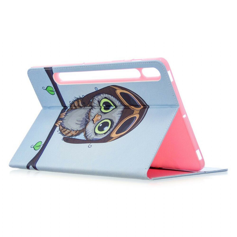 Case Für Samsung Galaxy Tab S7 / Tab S8 Reisende Eule