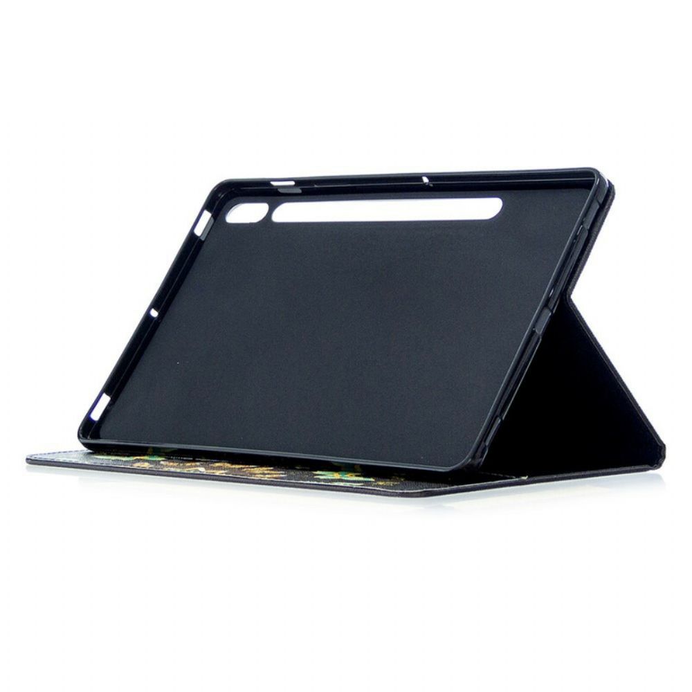 Case Für Samsung Galaxy Tab S7 / Tab S8 Schmetterlinge Art.-nr