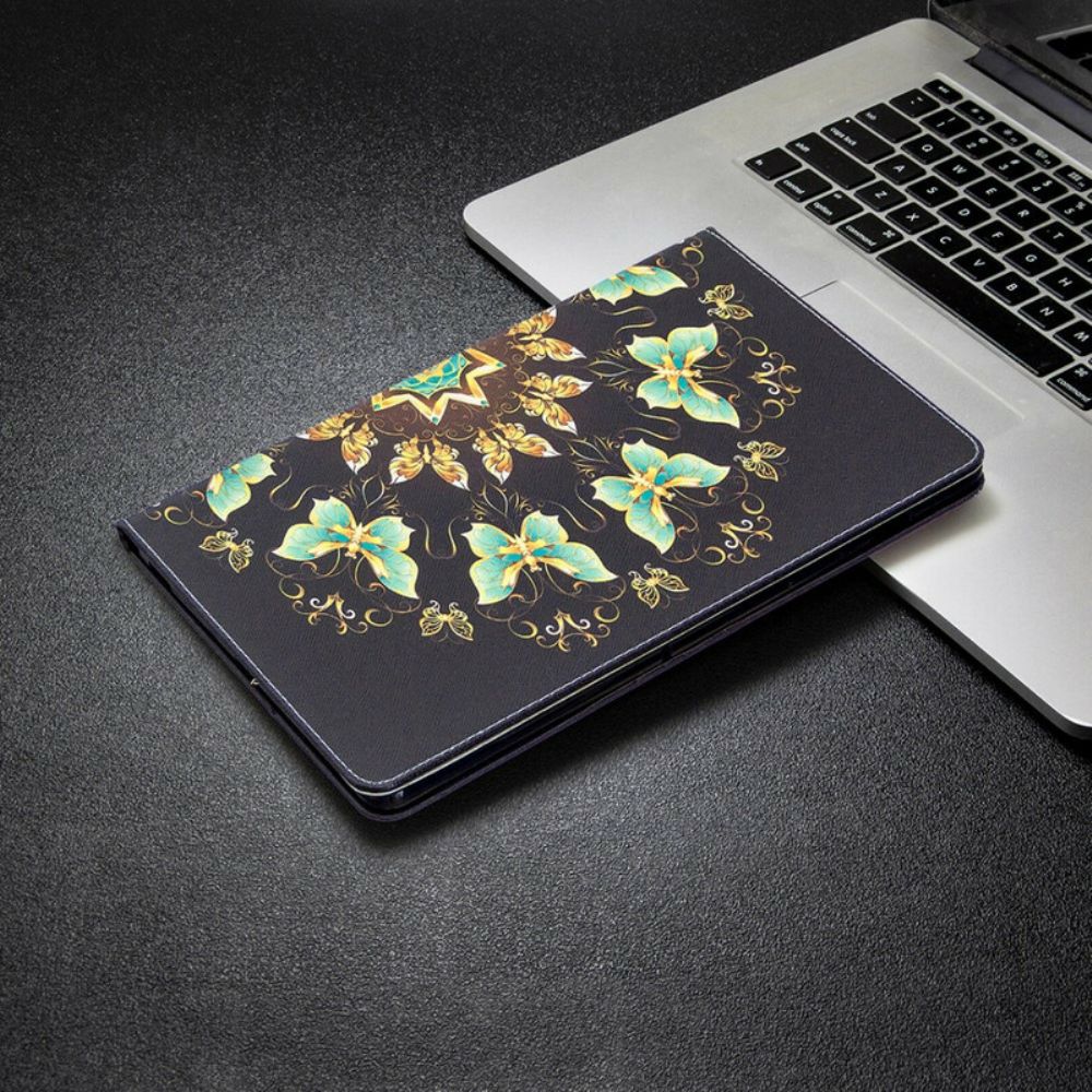 Case Für Samsung Galaxy Tab S7 / Tab S8 Schmetterlinge Art.-nr