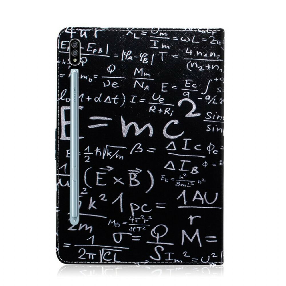 Flip Case Für Samsung Galaxy Tab S7 / Tab S8 Mathematische Berechnungen