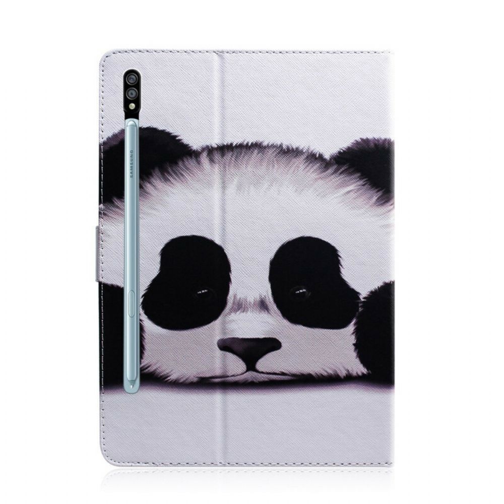 Flip Case Für Samsung Galaxy Tab S7 / Tab S8 Pandakopf